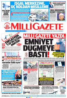 MİLLİ GAZETE 4 Nisan 2026 gazete manşeti