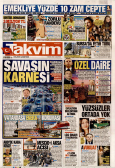 TAKVİM 4 Nisan 2026 gazete manşeti