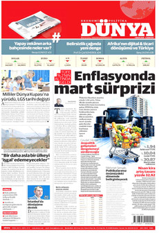 DÜNYA 4 Nisan 2026 gazete manşeti