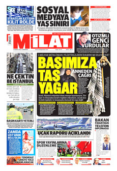MİLAT 4 Nisan 2026 gazete manşeti