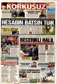 KORKUSUZ 4 Nisan 2026 gazete manşeti