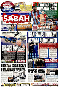 SABAH 5 Nisan 2026 gazete manşeti
