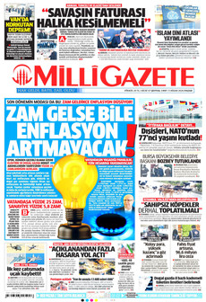 MİLLİ GAZETE 5 Nisan 2026 gazete manşeti