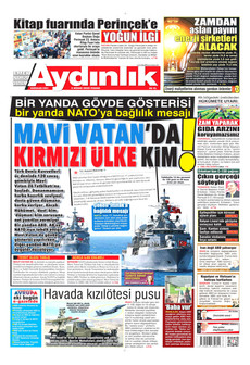 AYDINLIK GAZETESİ 5 Nisan 2026 gazete manşeti