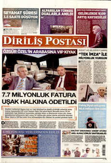 DİRİLİŞ POSTASI 5 Nisan 2026 gazete manşeti