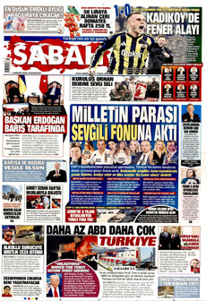 SABAH 6 Nisan 2026 gazete manşeti