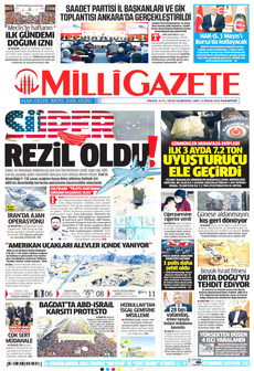 MİLLİ GAZETE 6 Nisan 2026 gazete manşeti