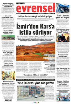 EVRENSEL 6 Nisan 2026 gazete manşeti