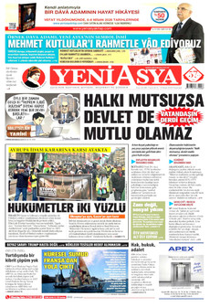YENİ ASYA 6 Nisan 2026 gazete manşeti