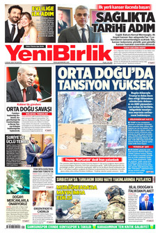 YENİBİRLİK 6 Nisan 2026 gazete manşeti