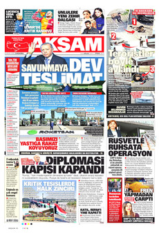 AKŞAM 8 Nisan 2026 gazete manşeti