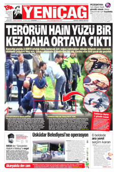 YENİÇAĞ 8 Nisan 2026 gazete manşeti