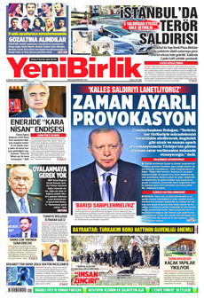 YENİBİRLİK 8 Nisan 2026 gazete manşeti