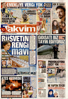 TAKVİM 8 Nisan 2026 gazete manşeti