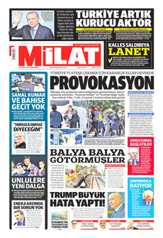 MİLAT 8 Nisan 2026 gazete manşeti