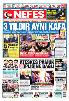 NEFES 9 Nisan 2026 gazete manşeti