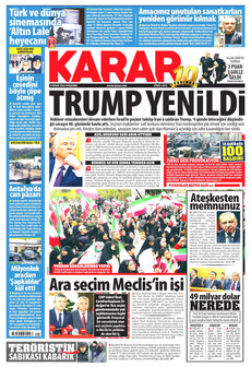 KARAR 9 Nisan 2026 gazete manşeti