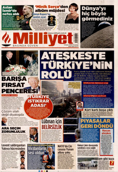 MİLLİYET 9 Nisan 2026 gazete manşeti