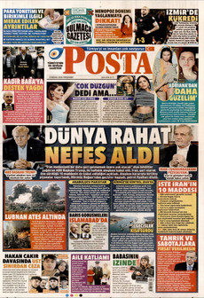 POSTA 9 Nisan 2026 gazete manşeti