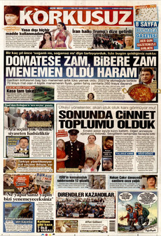 KORKUSUZ 9 Nisan 2026 gazete manşeti