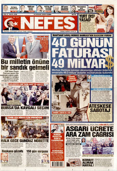 NEFES 10 Nisan 2026 gazete manşeti