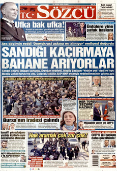 SÖZCÜ 10 Nisan 2026 gazete manşeti