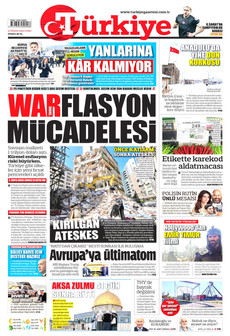TÜRKİYE GAZETESİ 10 Nisan 2026 gazete manşeti
