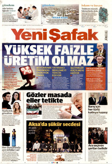 YENİ ŞAFAK 10 Nisan 2026 gazete manşeti