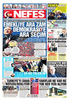 NEFES 12 Nisan 2026 gazete manşeti