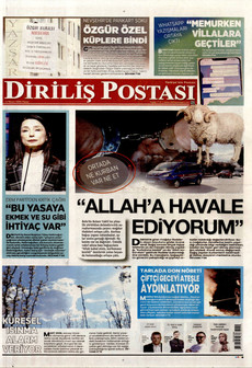 DİRİLİŞ POSTASI 12 Nisan 2026 gazete manşeti