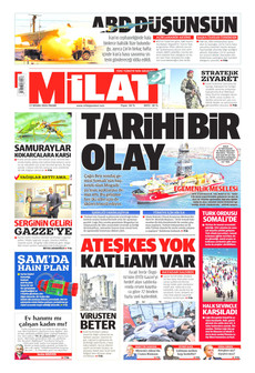 MİLAT 12 Nisan 2026 gazete manşeti
