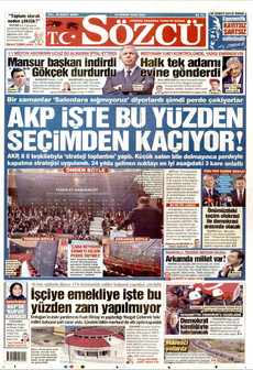 SÖZCÜ 14 Nisan 2026 gazete manşeti