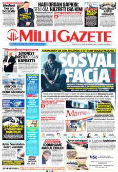 MİLLİ GAZETE 14 Nisan 2026 gazete manşeti