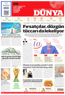 DÜNYA 14 Nisan 2026 gazete manşeti