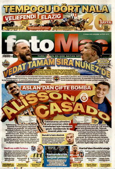 FOTOMAÇ 15 Nisan 2026 gazete manşeti