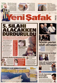 YENİ ŞAFAK 18 Nisan 2026 gazete manşeti