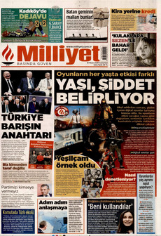 MİLLİYET 18 Nisan 2026 gazete manşeti