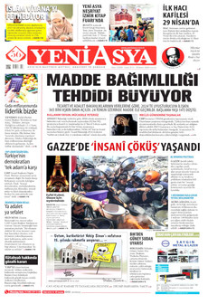 YENİ ASYA 18 Nisan 2026 gazete manşeti