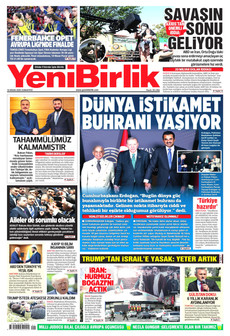 YENİBİRLİK 18 Nisan 2026 gazete manşeti
