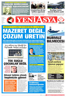YENİ ASYA 19 Nisan 2026 gazete manşeti