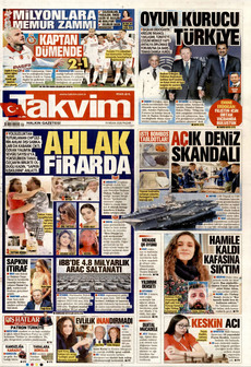 TAKVİM 19 Nisan 2026 gazete manşeti