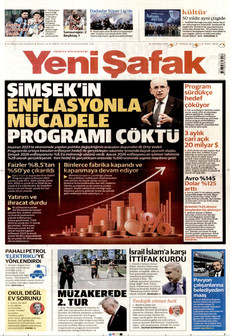 YENİ ŞAFAK 20 Nisan 2026 gazete manşeti