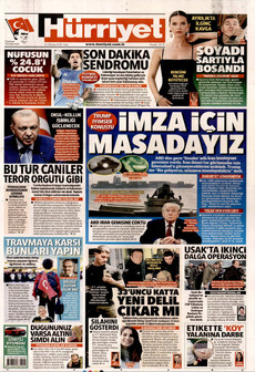 HÜRRİYET 21 Nisan 2026 gazete manşeti