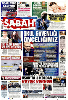 SABAH 21 Nisan 2026 gazete manşeti