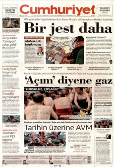 CUMHURİYET 21 Nisan 2026 gazete manşeti