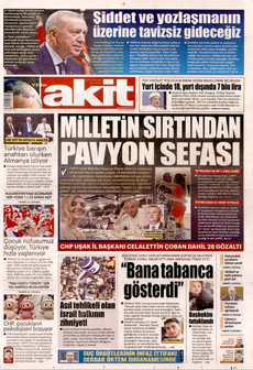 YENİ AKİT 21 Nisan 2026 gazete manşeti