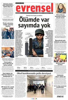 EVRENSEL 21 Nisan 2026 gazete manşeti