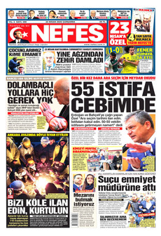 NEFES 22 Nisan 2026 gazete manşeti