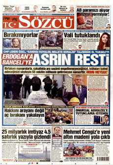 SÖZCÜ 22 Nisan 2026 gazete manşeti