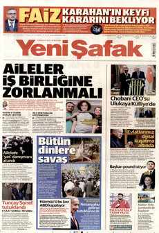YENİ ŞAFAK 22 Nisan 2026 gazete manşeti